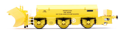 Beilhack Snowplough ZZA ADB965580/581 BR yellow (ex Class 40) Twin Pack