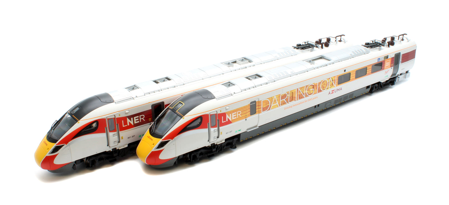 R30460 LNER Azuma Class 801/2 Railway 200 5 Car Train Pack