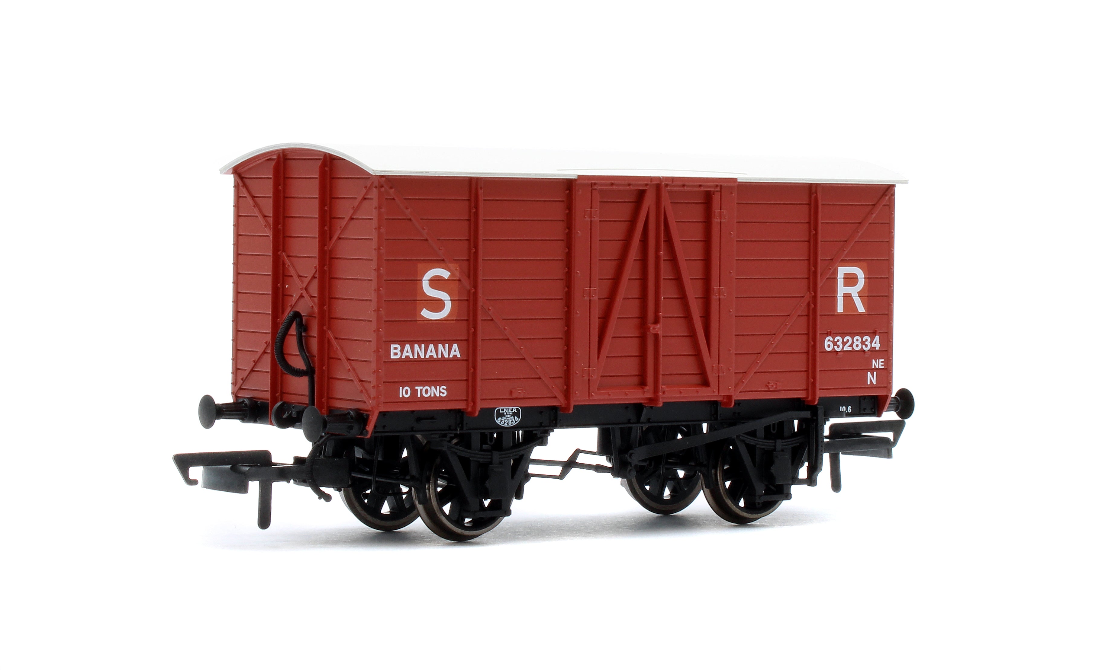 Banana Rails Oxford Rail OR76BAN004C Great Eastern Banana Van Patched SR – Rails