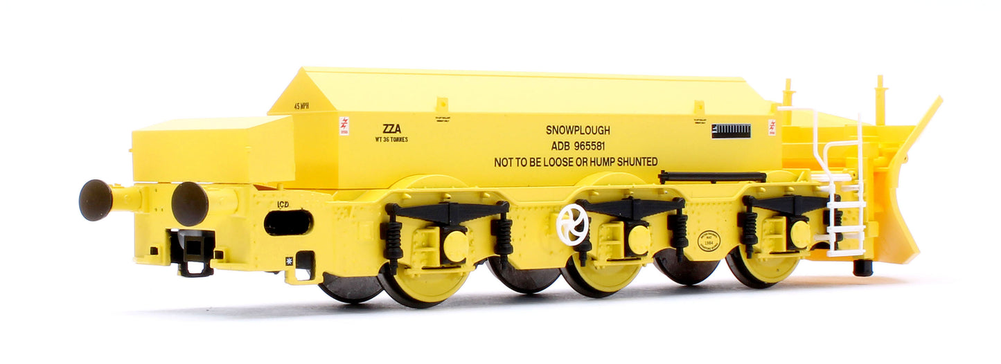 Beilhack Snowplough ZZA ADB965580/581 BR yellow (ex Class 40) Twin Pack