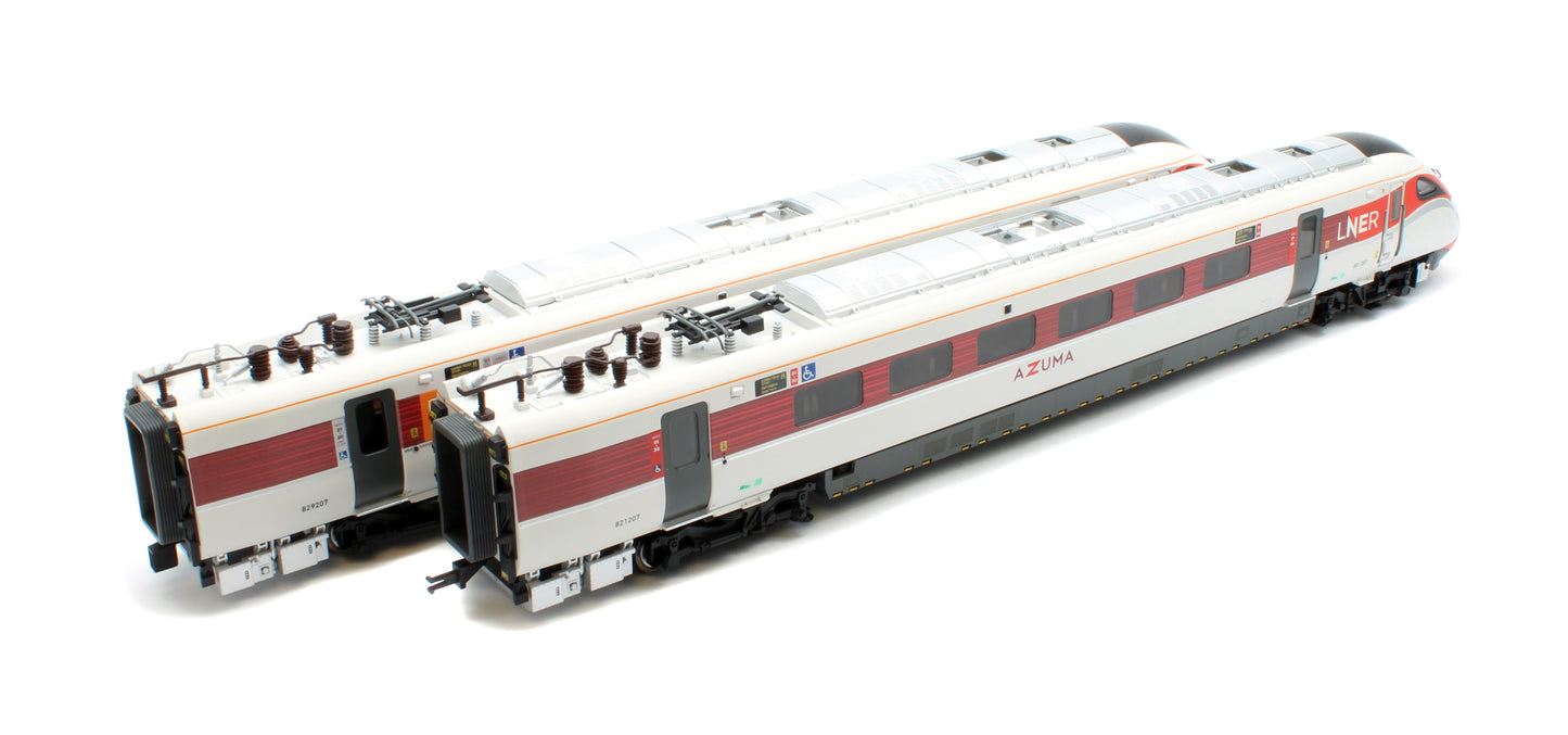 R30460 LNER Azuma Class 801/2 Railway 200 5 Car Train Pack