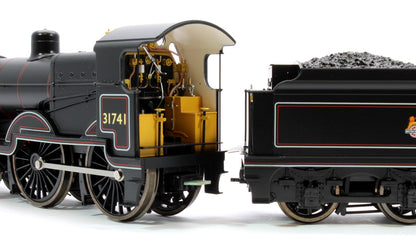 SECR Maunsell D1 Class BR Black (Early Crest) 4-4-0 Steam Locomotive No.31741 (DCC Sound)