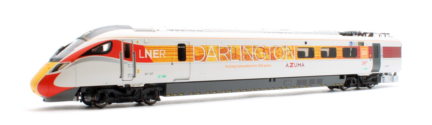 R30460 LNER Azuma Class 801/2 Railway 200 5 Car Train Pack