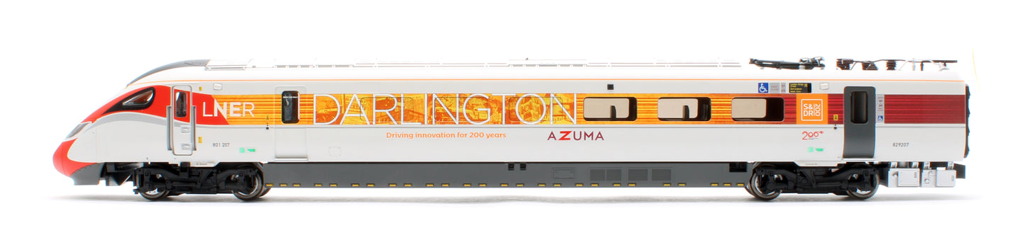 R30460 LNER Azuma Class 801/2 Railway 200 5 Car Train Pack