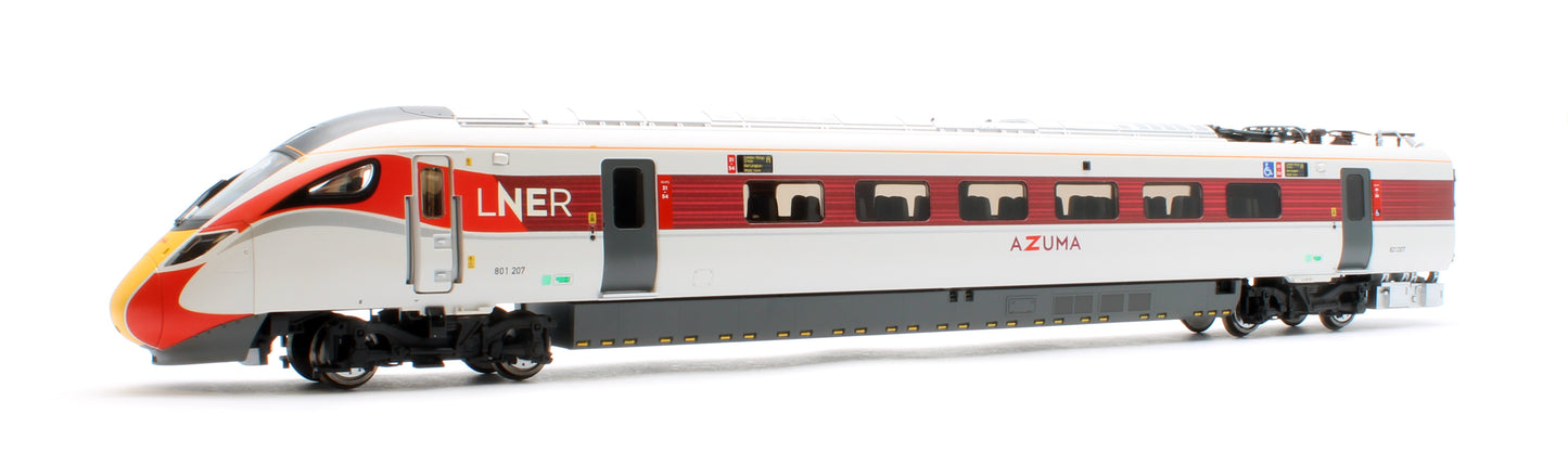R30460 LNER Azuma Class 801/2 Railway 200 5 Car Train Pack