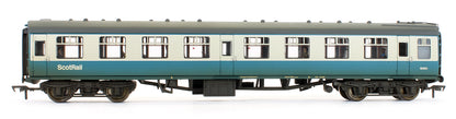 Pre-Owned 39-004 MK1 Coach Pack BR Blue & Grey with Scotrail Branding (Weathered Edition)