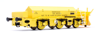 Beilhack Snowplough ZZA ADB965578/579 'Stratford Shark' BR yellow (ex Class 40) Twin Pack
