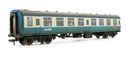 Pre-Owned 39-004 MK1 Coach Pack BR Blue & Grey with Scotrail Branding (Weathered Edition)