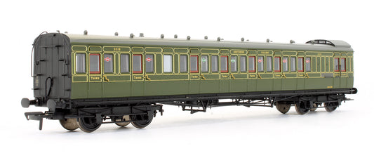 Pre-Owned SE&CR 60' Birdcage Brake Third Lavatory Coach Southern Railway Olive Green '3518'