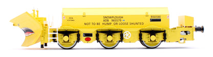Beilhack Snowplough ZZA ADB965578/579 'Stratford Shark' BR yellow (ex Class 40) Twin Pack