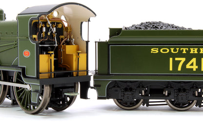 Pre-Owned 4S-028-003 SECR Maunsell D1 Class Southern SR Maunsell Olive Green 4-4-0 Steam Locomotive (with Top Feed) No.1741