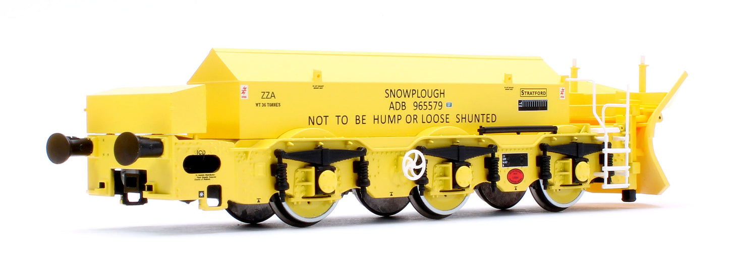 Beilhack Snowplough ZZA ADB965578/579 'Stratford Shark' BR yellow (ex Class 40) Twin Pack