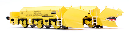 Beilhack Snowplough ZZA ADB965578/579 'Stratford Shark' BR yellow (ex Class 40) Twin Pack