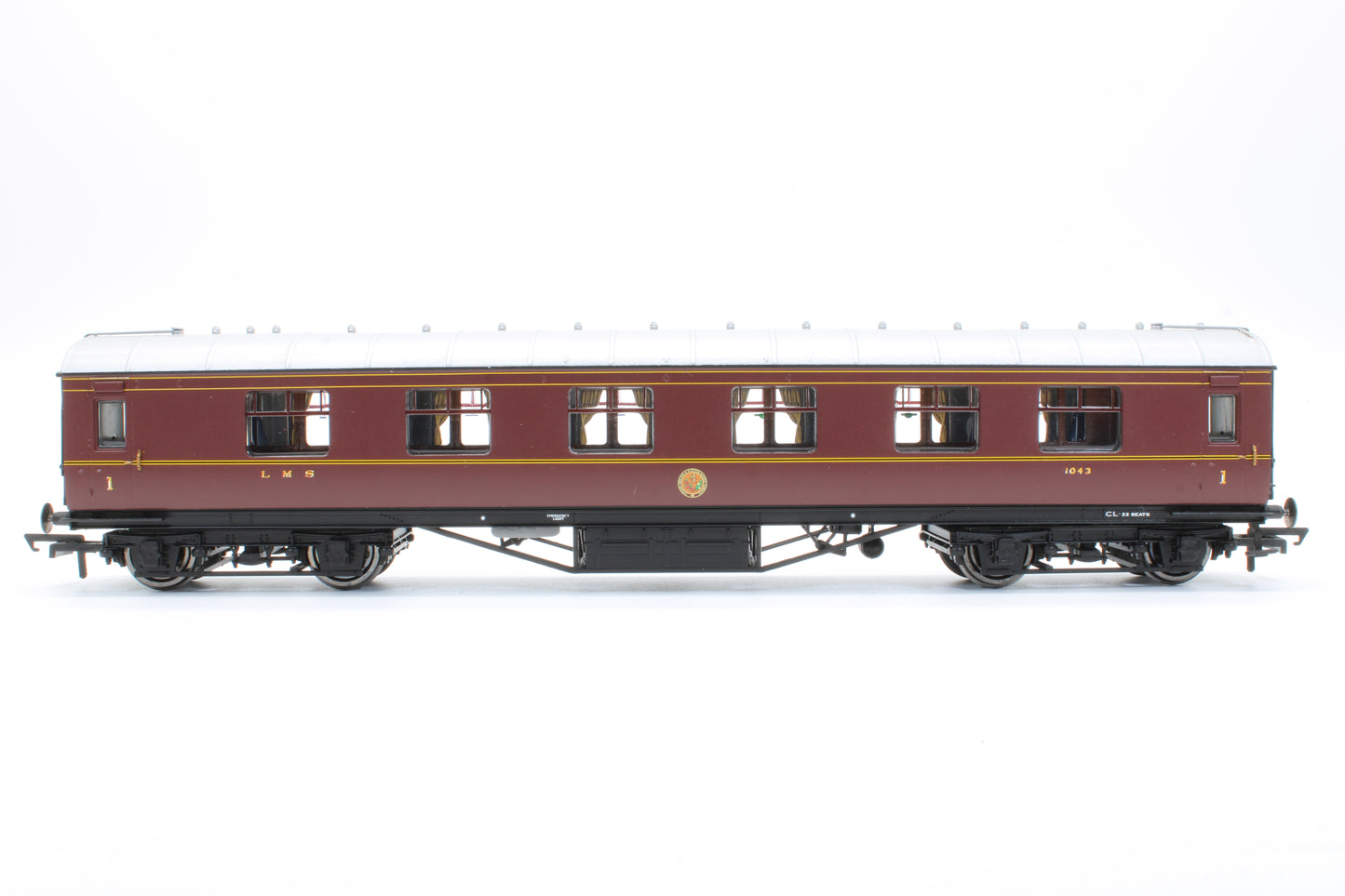 Pre-Owned LMS Standard Period 3 Corridor 1st Class Coach '1043'