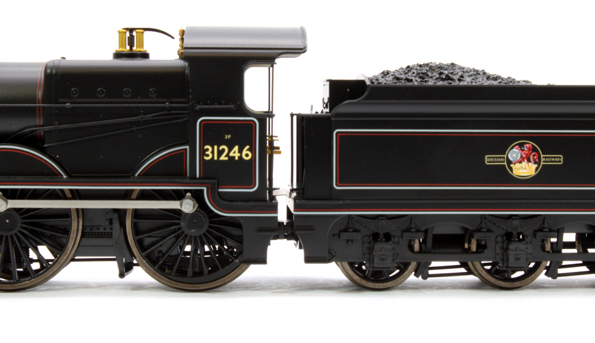 SECR Maunsell D1 Class BR Black (Late Crest) 4-4-0 Steam Locomotive No.31246 (DCC Sound)