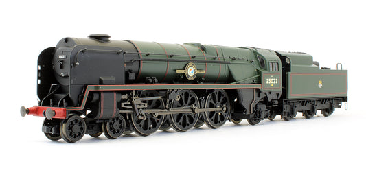 Pre-Owned BR Green 4-6-2 Merchant Navy Class 35023 'Holland Afrika Line' Steam Locomotive