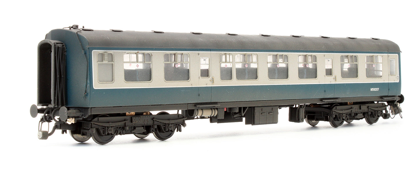 Pre-Owned Class 104 3 Car DMU BX487 M53424/M59207/M53434 BR Blue/Grey - Custom Weathered