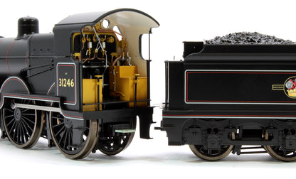 SECR Maunsell D1 Class BR Black (Late Crest) 4-4-0 Steam Locomotive No.31246 (DCC Sound)