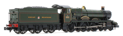 372-450SF GWR 'Modified Hall' 6960 'Raveningham Hall' GWR Lined Green (GW Crest) Steam Locomotive - DCC Sound