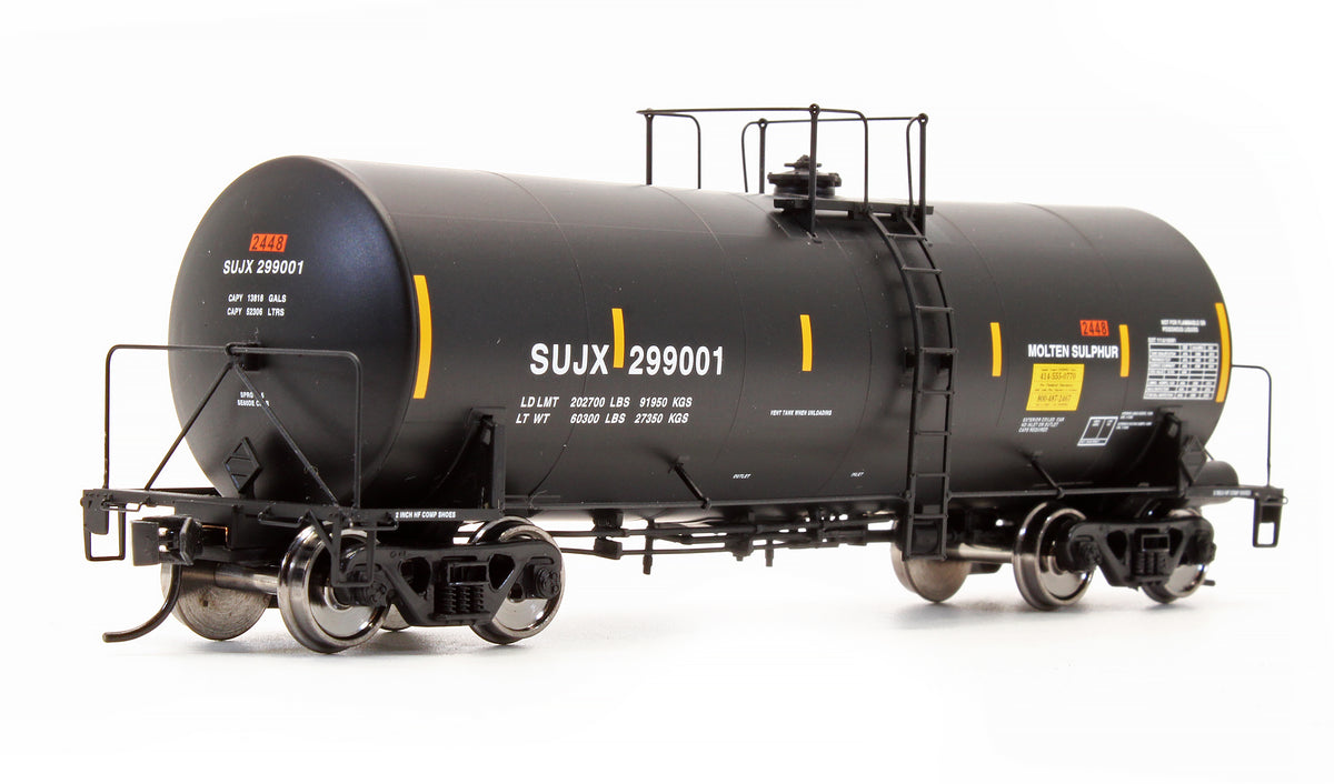 Pre-Owned 920-100029 40' Trinity 14,000 Gallon Molten Sulfur Tank Car Sulcom Inc SUJX - Road #299001