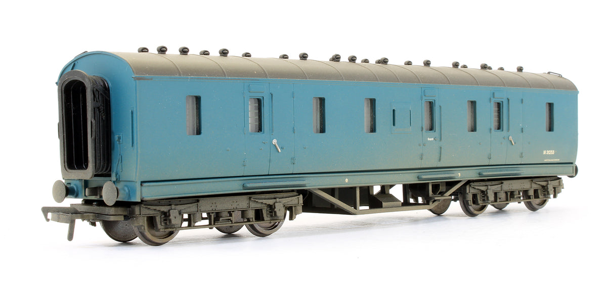 34-328A Pre-Owned 50ft EX-LMS Parcels Van BR Blue (Weathered)