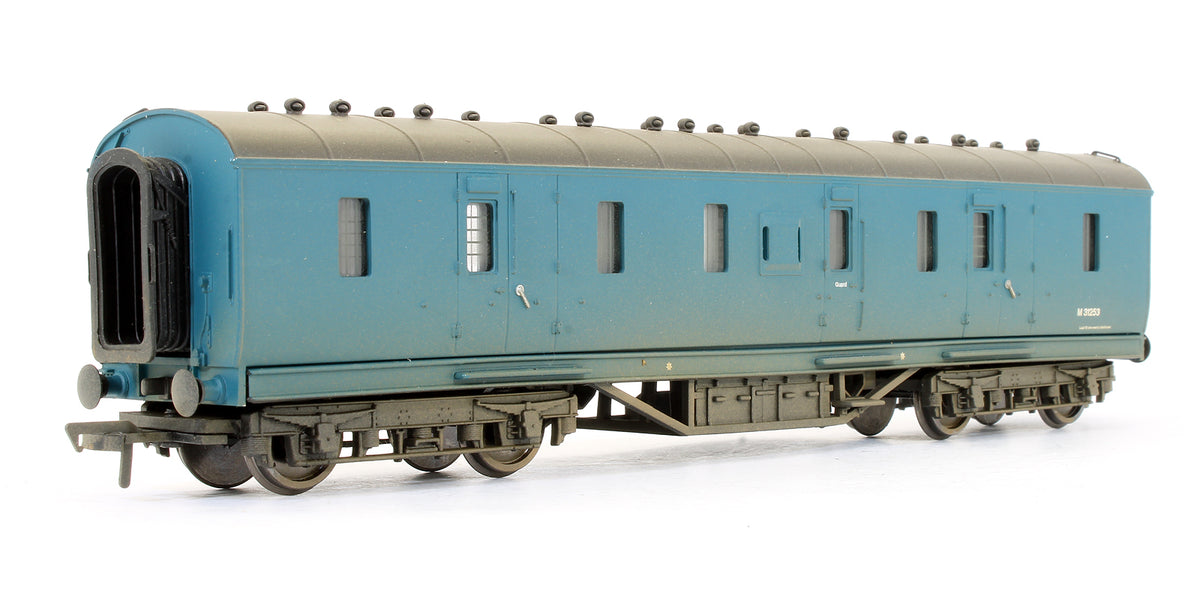 34-328A Pre-Owned 50ft EX-LMS Parcels Van BR Blue (Weathered)