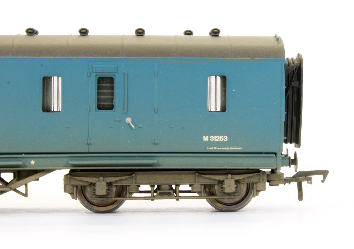 34-328A Pre-Owned 50ft EX-LMS Parcels Van BR Blue (Weathered)
