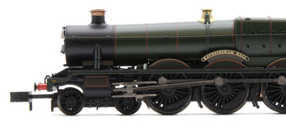372-450SF GWR 'Modified Hall' 6960 'Raveningham Hall' GWR Lined Green (GW Crest) Steam Locomotive - DCC Sound