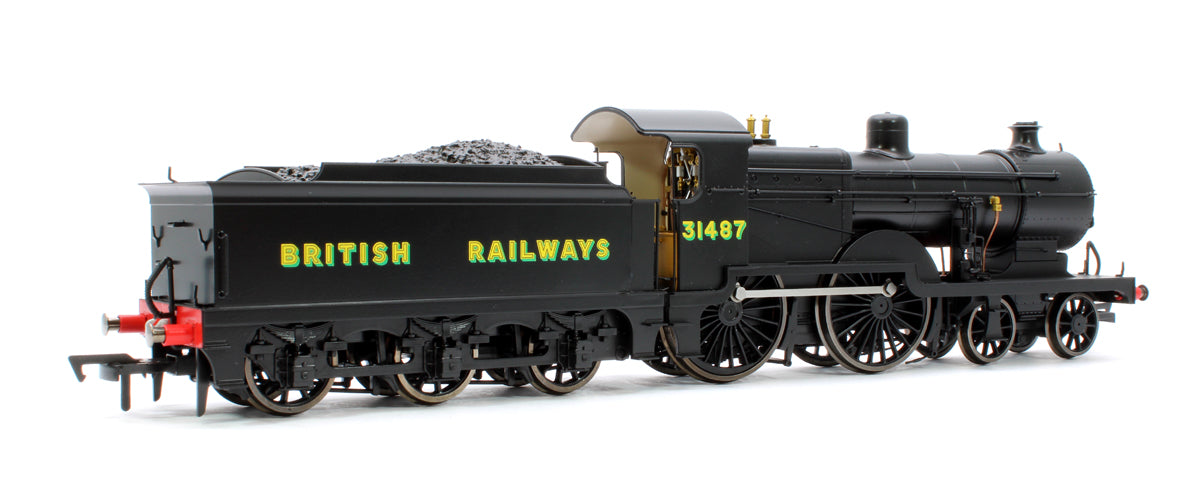 SECR Maunsell D1 Class BR Black (Sunshine Lettering) 4-4-0 Steam Locomotive No.31487