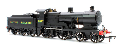 Pre-Owned 4S-028-006 SECR Maunsell D1 Class BR Black (Sunshine Lettering) 4-4-0 Steam Locomotive No.31487