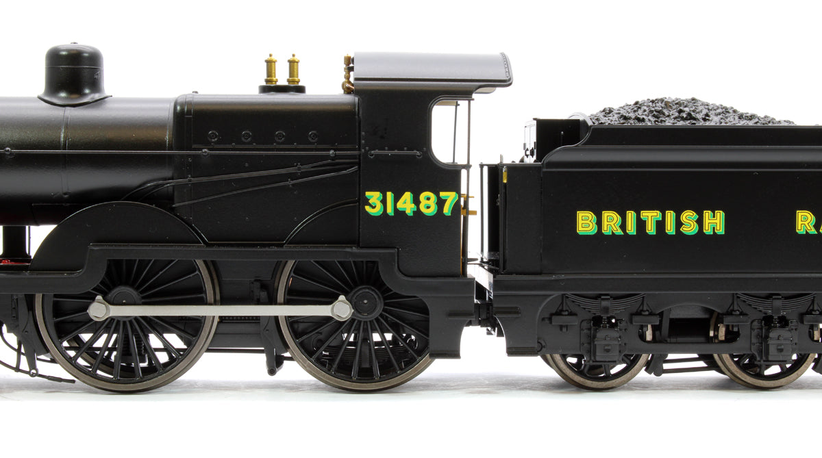 SECR Maunsell D1 Class BR Black (Sunshine Lettering) 4-4-0 Steam Locomotive No.31487