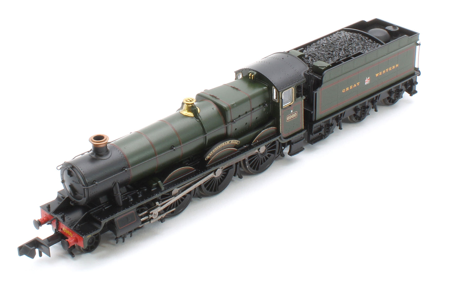 372-450SF GWR 'Modified Hall' 6960 'Raveningham Hall' GWR Lined Green (GW Crest) Steam Locomotive - DCC Sound