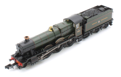 372-450SF GWR 'Modified Hall' 6960 'Raveningham Hall' GWR Lined Green (GW Crest) Steam Locomotive - DCC Sound