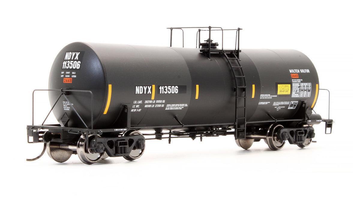Pre-Owned 920-100027 40' Trinity 14,000 Gallon Molten Sulfur Tank Car First Union Rail NDYX - Road #113506