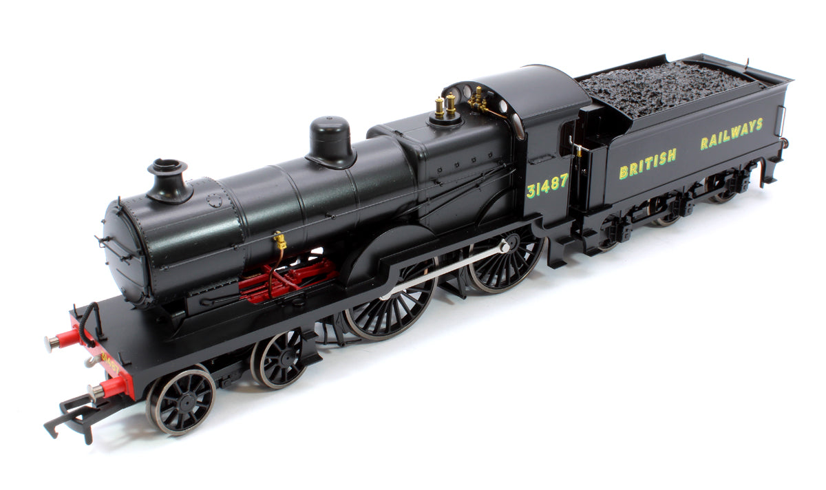 SECR Maunsell D1 Class BR Black (Sunshine Lettering) 4-4-0 Steam Locomotive No.31487 (DCC Sound)