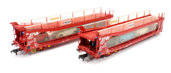 Pre-Owned IPA Twin Double Deck Car Transporter STVA Red