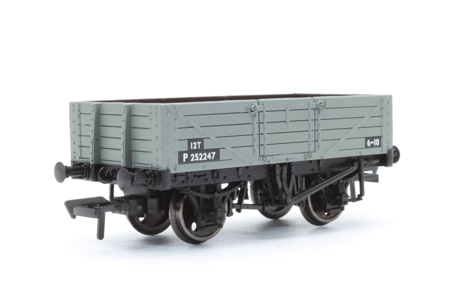 Pre-Owned 5 Plank Wooden Floor BR Grey No.P252247