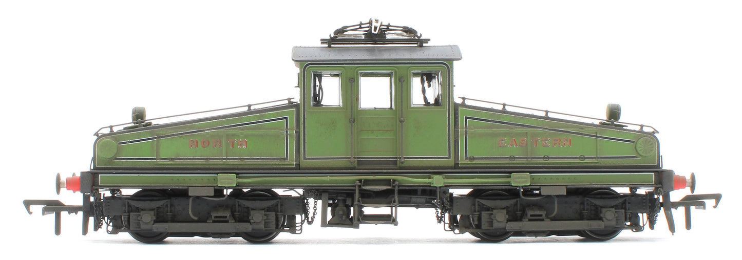1200 Bespoke Weathered North Eastern Railway ES1 NER Green As Preserved Bo-Bo No.1 Electric Locomotive