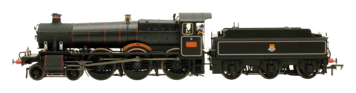 Pre-Owned BR Black (Early Crest) Manor Class 4-6-0 Steam Locomotive No. 7820 'Dinmore Manor' - Details Added