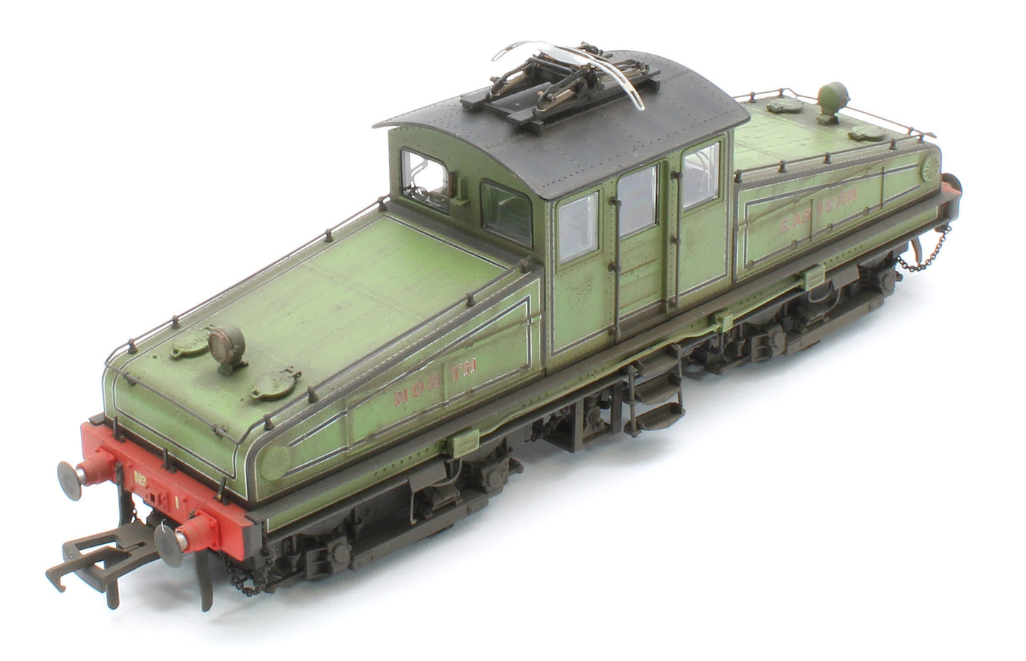 1200 Bespoke Weathered North Eastern Railway ES1 NER Green As Preserved Bo-Bo No.1 Electric Locomotive