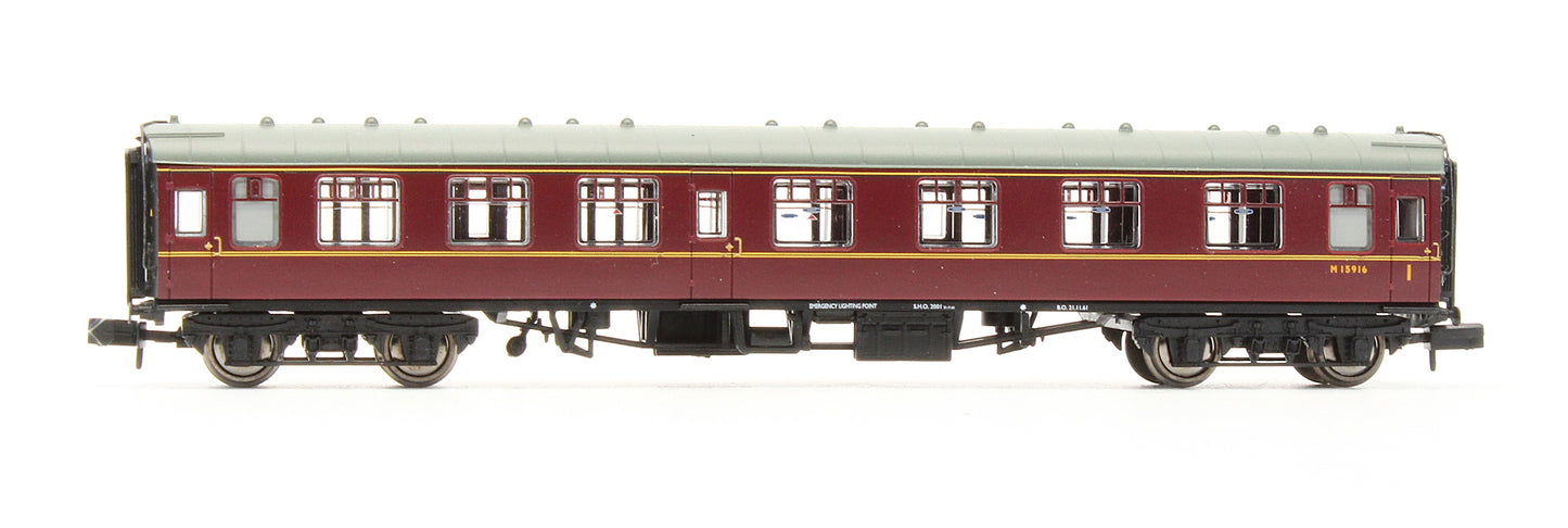 Pre-Owned BR Maroon MK1 CK Composite Corridor Coach 'M15916'