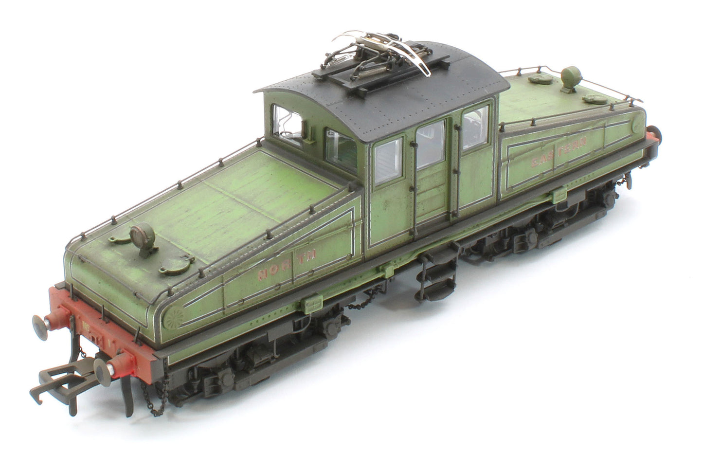 1200 Bespoke Weathered North Eastern Railway ES1 NER Green As Preserved Bo-Bo No.1 Electric Locomotive
