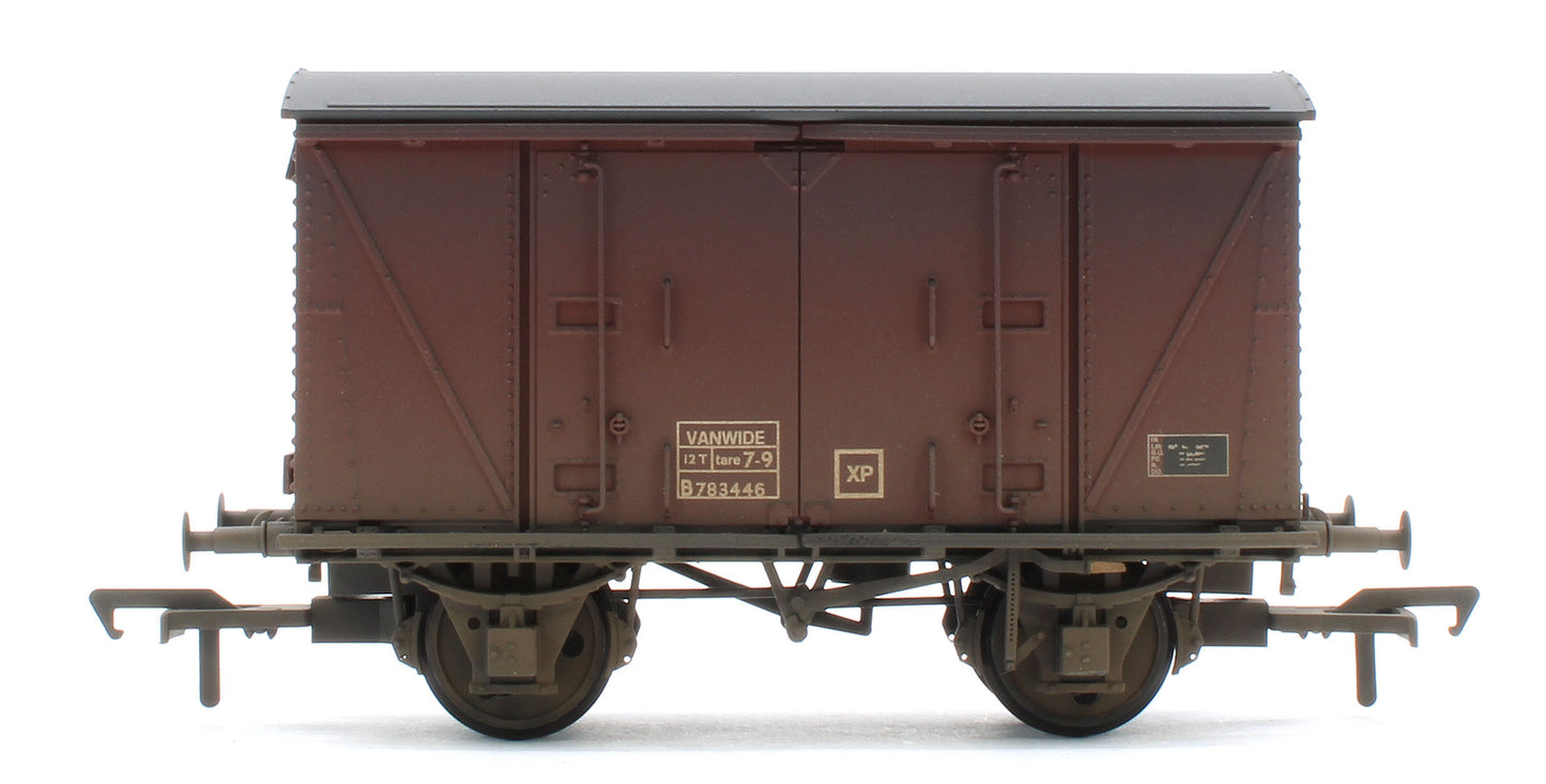 38-871 Bespoke Weathered BR 12T 'Vanwide' Ventilated Van BR Bauxite (Late) (VANWIDE) B783446