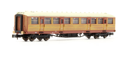 Pre-Owned Gresley Coach Teak 3rd Class No.60655