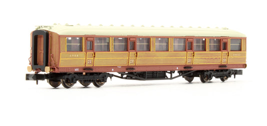 Pre-Owned Gresley Coach Teak 3rd Class No.60655