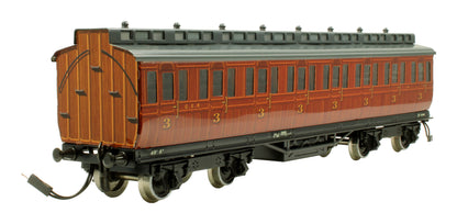 Pre-Owned Set of 3x GER 1st / 3rd Class Clerestory Coaches
