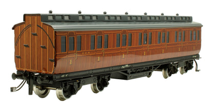 Pre-Owned Set of 3x GER 1st / 3rd Class Clerestory Coaches