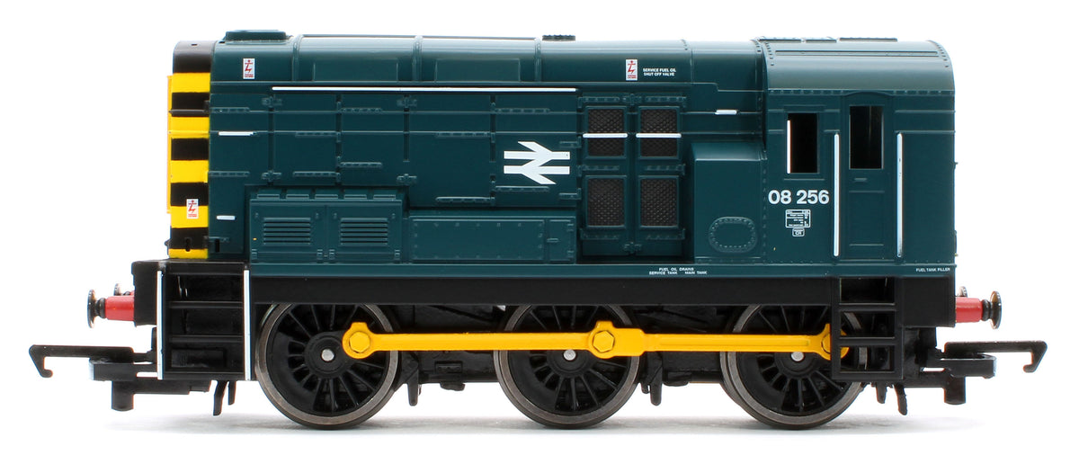 R30546 RailRoad Class 08 BR Blue 08256 Diesel Locomotive