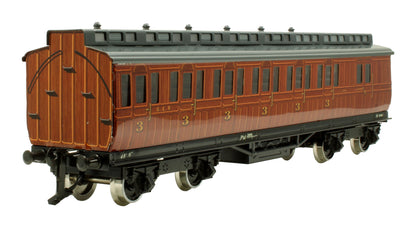 Pre-Owned Set of 3x GER 1st / 3rd Class Clerestory Coaches