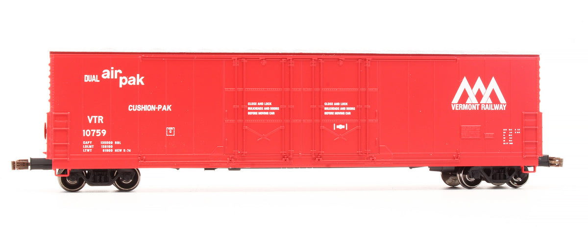 Pre-Owned SXT1023 Evans (USRE) 5100 RBL Double 8' Plug Door Box Car Vermont Railway - Road #10759
